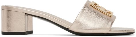 givenchy gold tone hardwear|Givenchy: Gold 4G Sandals .